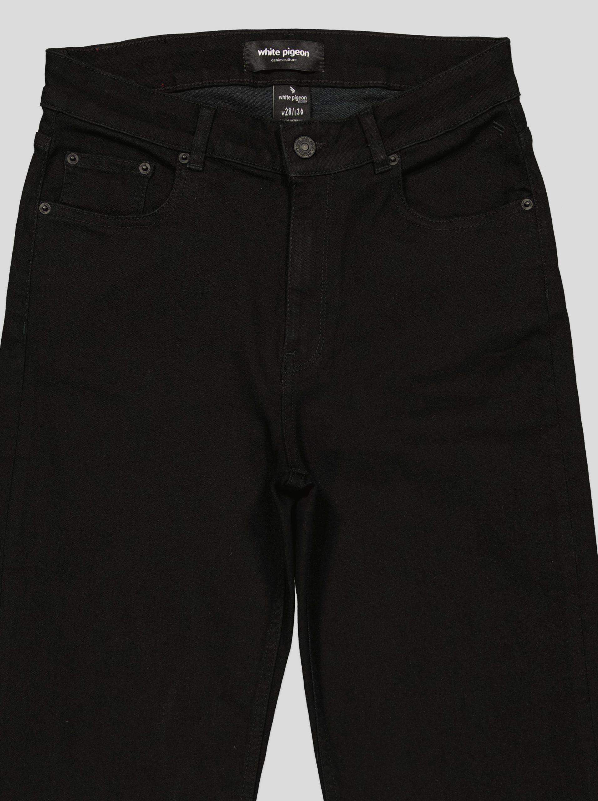 2 Jean droit taille haute bas brut – Image 3