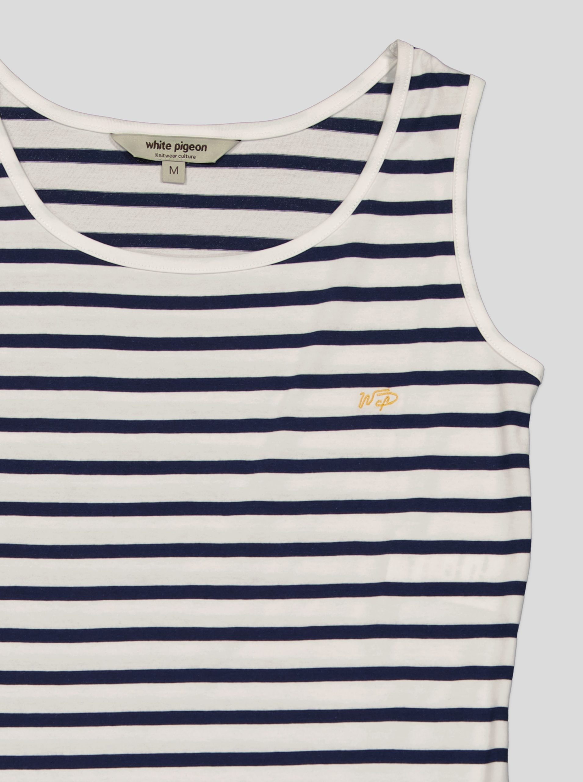 2 Robe Femme Débardeur Rayée Marinière – Coton Blanc & Bleu Marine – Image 3