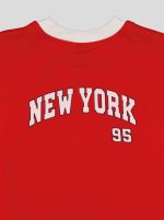 Ensemble Garçon "New York 95" – T-shirt Col Contrastant + Short Molleton – Image 28