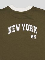Ensemble Garçon "New York 95" – T-shirt Col Contrastant + Short Molleton – Image 21