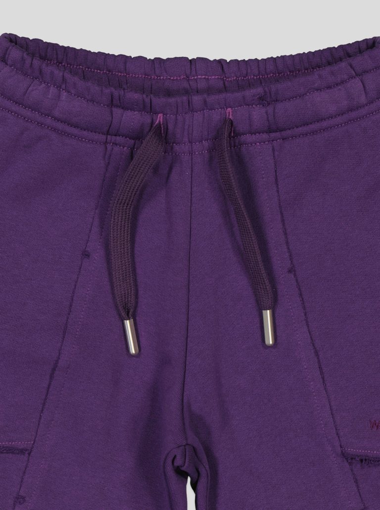 Short en molleton finitions brutes
