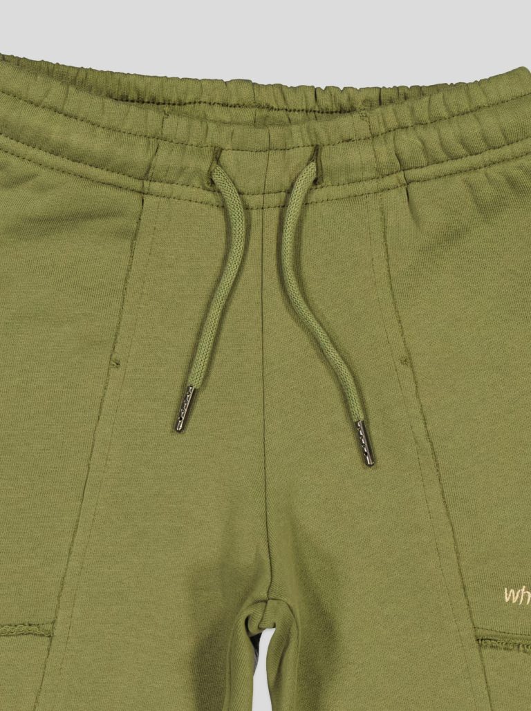 Short en molleton finitions brutes