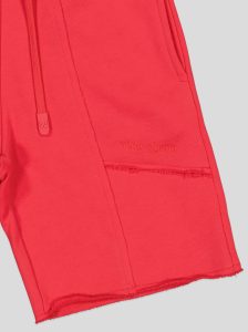 Short en molleton finitions brutes