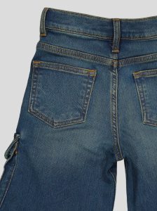Short en jean cargo