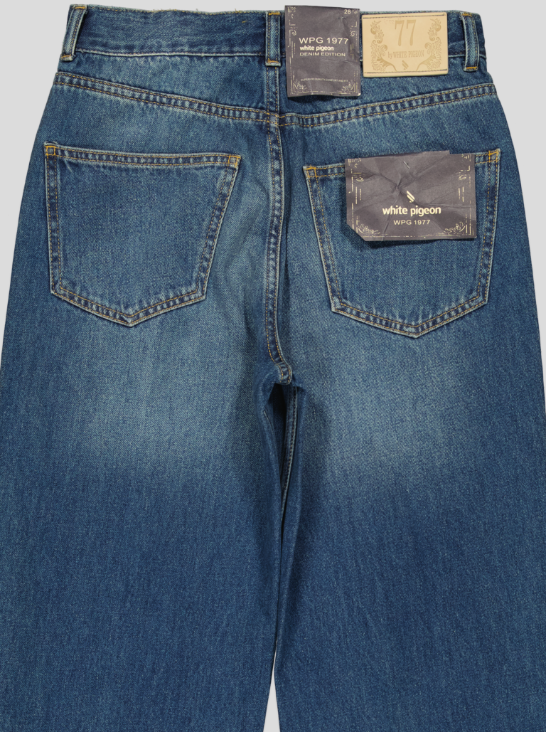 Jean wide-leg taille haute — WPG 1977 Denim Edition