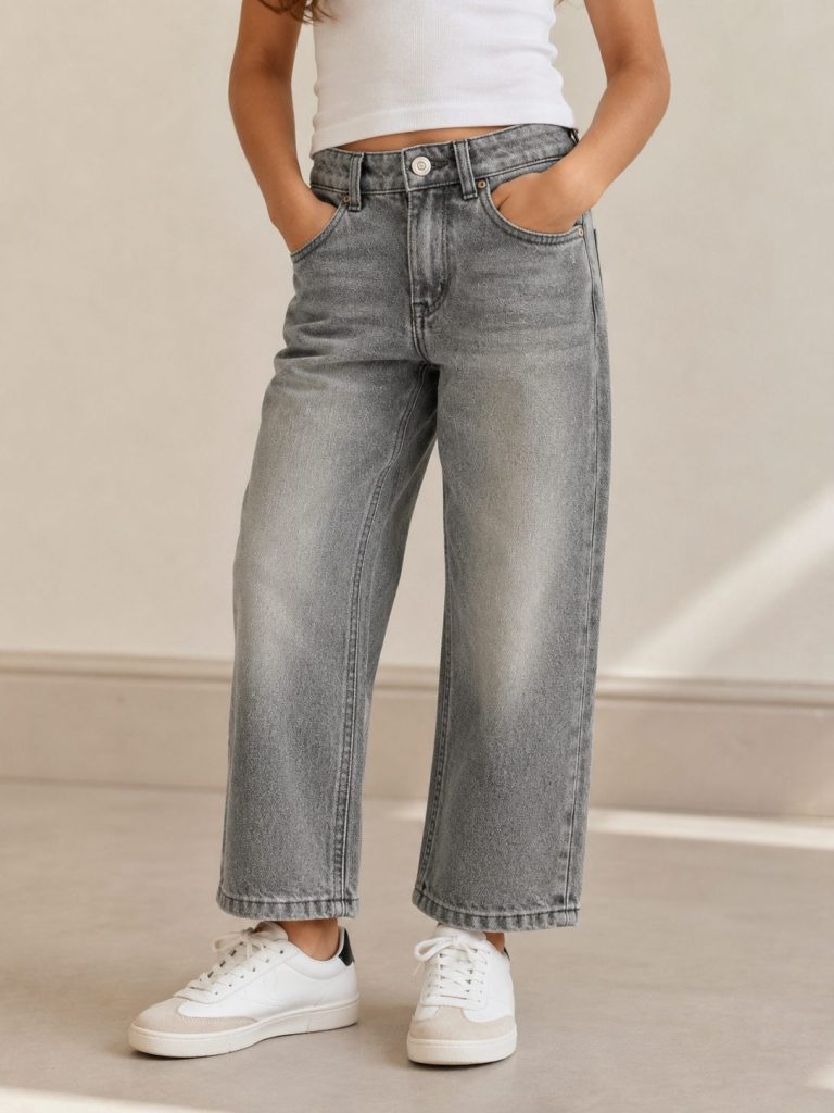 Pantalon Fillette Large Fit