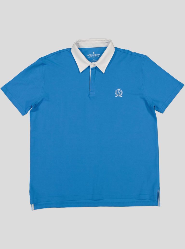 Polo bicolore col contrasté
