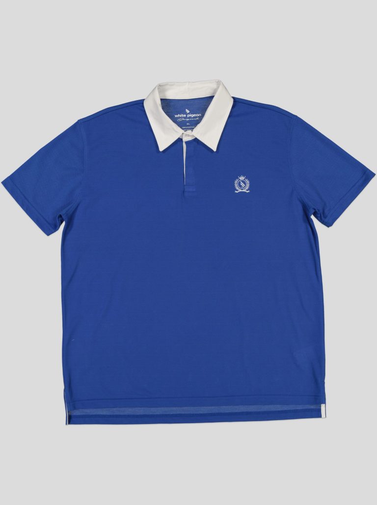 Polo bicolore col contrasté