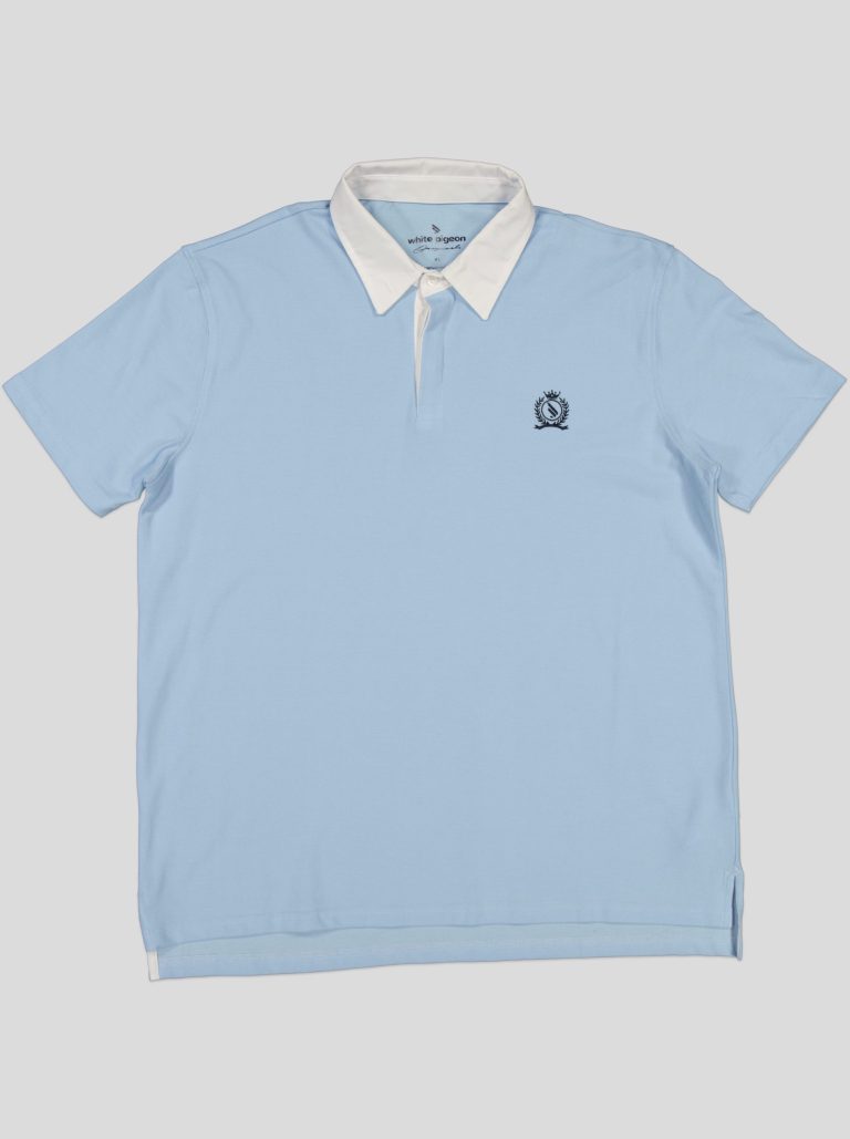 Polo bicolore col contrasté