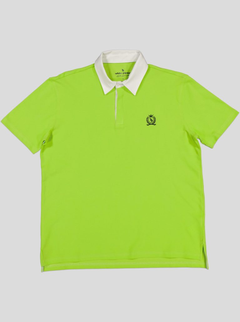 Polo bicolore col contrasté