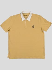 Polo bicolore col contrasté