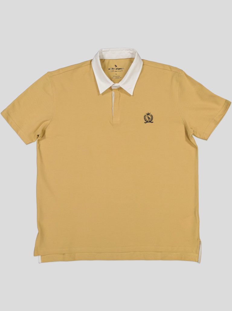 Polo bicolore col contrasté