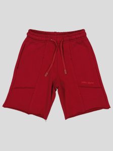 Short en molleton finitions brutes