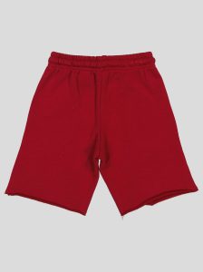 Short en molleton finitions brutes