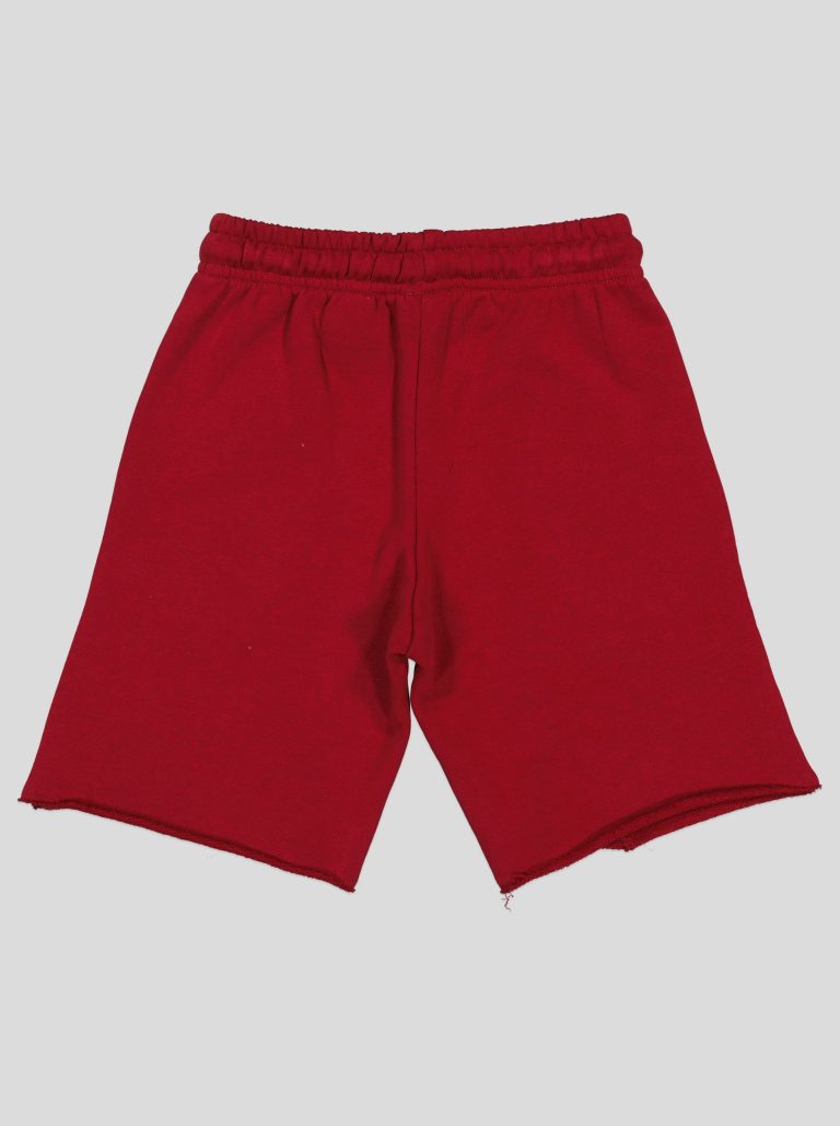 Short en molleton finitions brutes