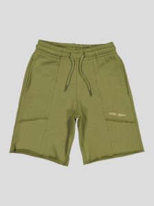 Short en molleton finitions brutes