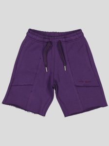 Short en molleton finitions brutes