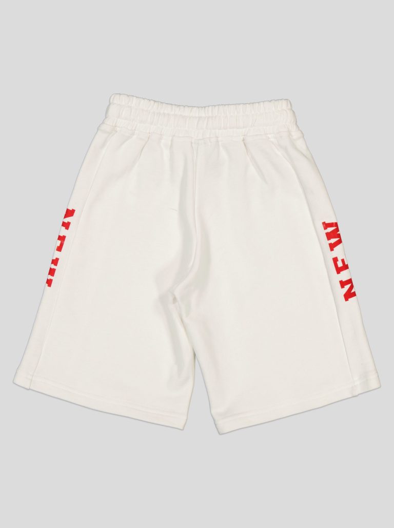 Ensemble Garçon "New York 95" – T-shirt Col Contrastant + Short Molleton