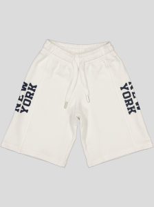 Ensemble Garçon "New York 95" – T-shirt Col Contrastant + Short Molleton