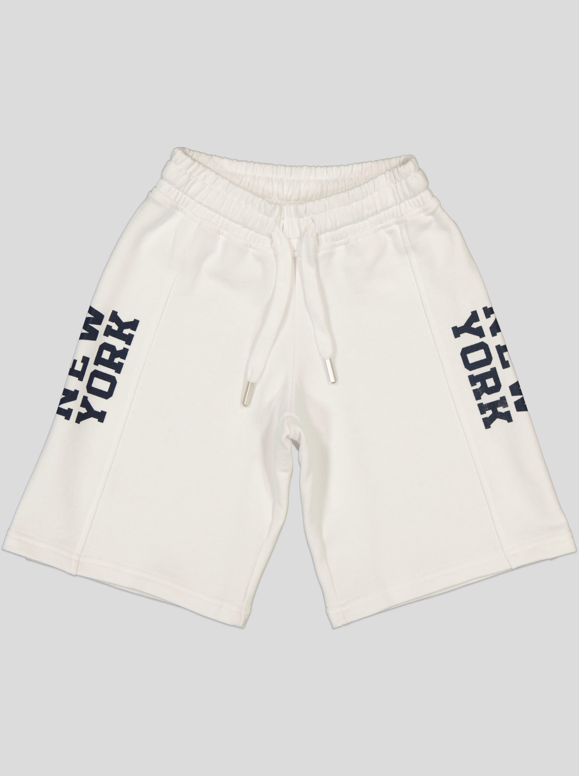 SHBE002_WP+2_WP Ensemble Garçon "New York 95" – T-shirt Col Contrastant + Short Molleton – Image 4