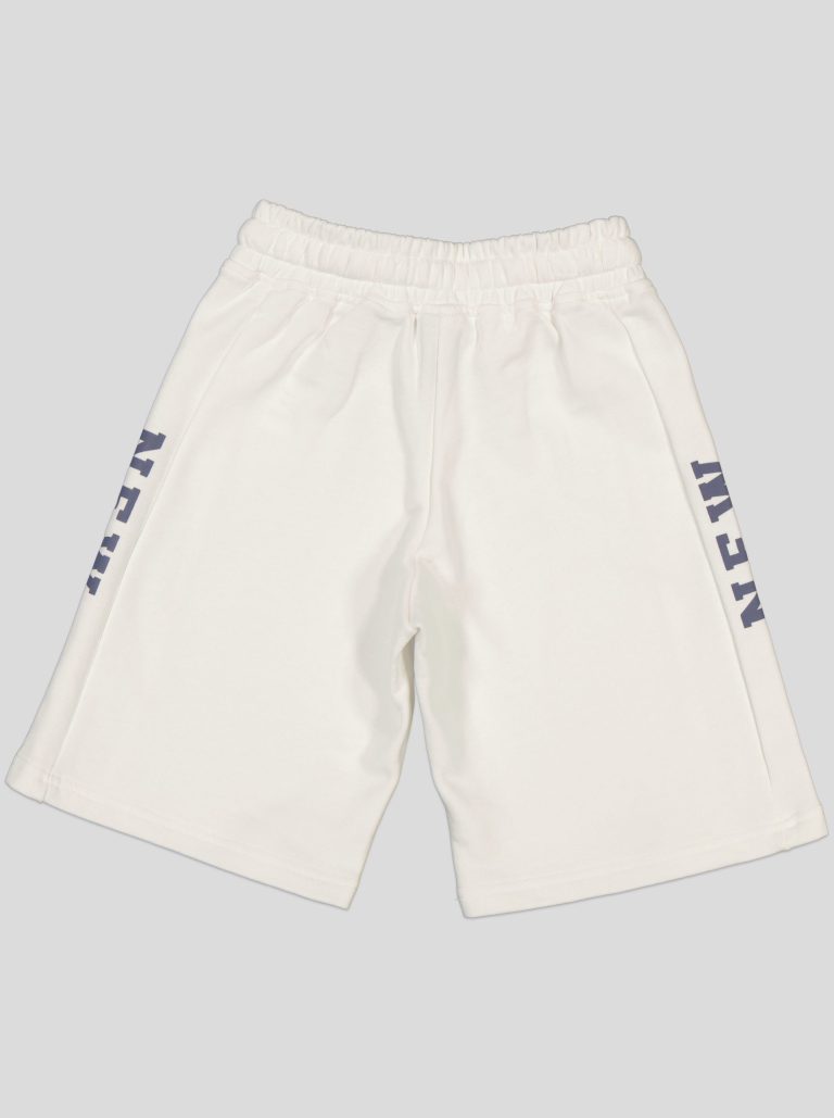 Ensemble Garçon "New York 95" – T-shirt Col Contrastant + Short Molleton