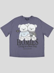T-shirt "Homies" imprimé oursons