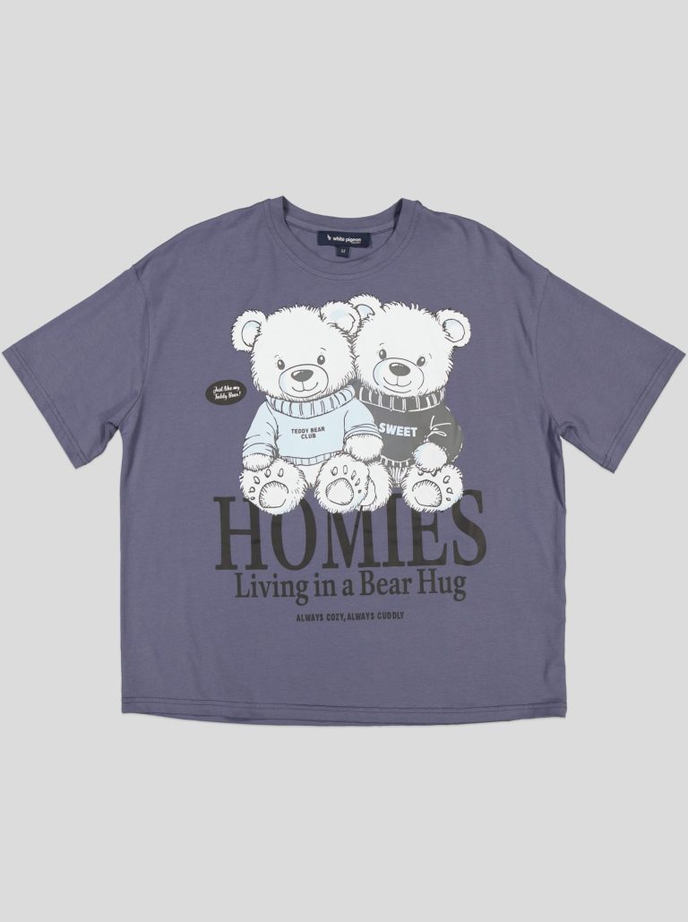 T-shirt "Homies" imprimé oursons