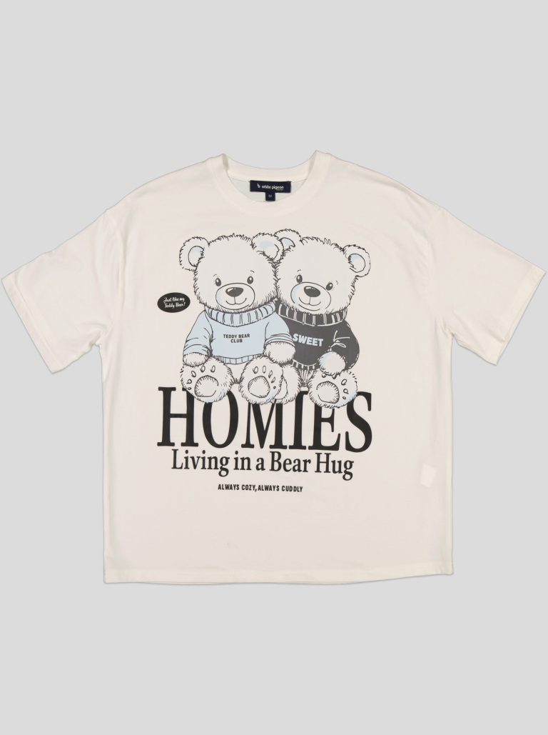 T-shirt "Homies" imprimé oursons