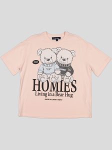 T-shirt "Homies" imprimé oursons