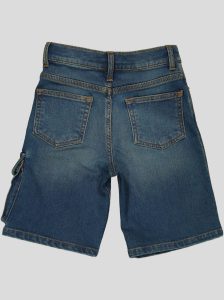 Short en jean cargo