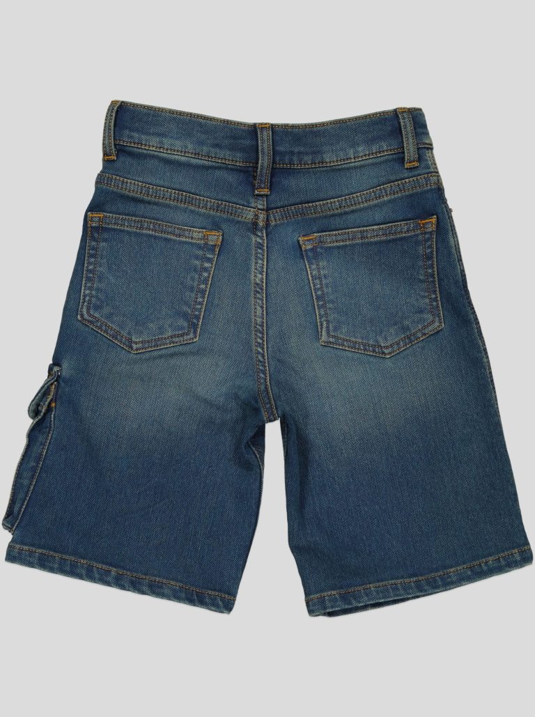 Short en jean cargo
