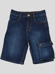 Short en jean cargo