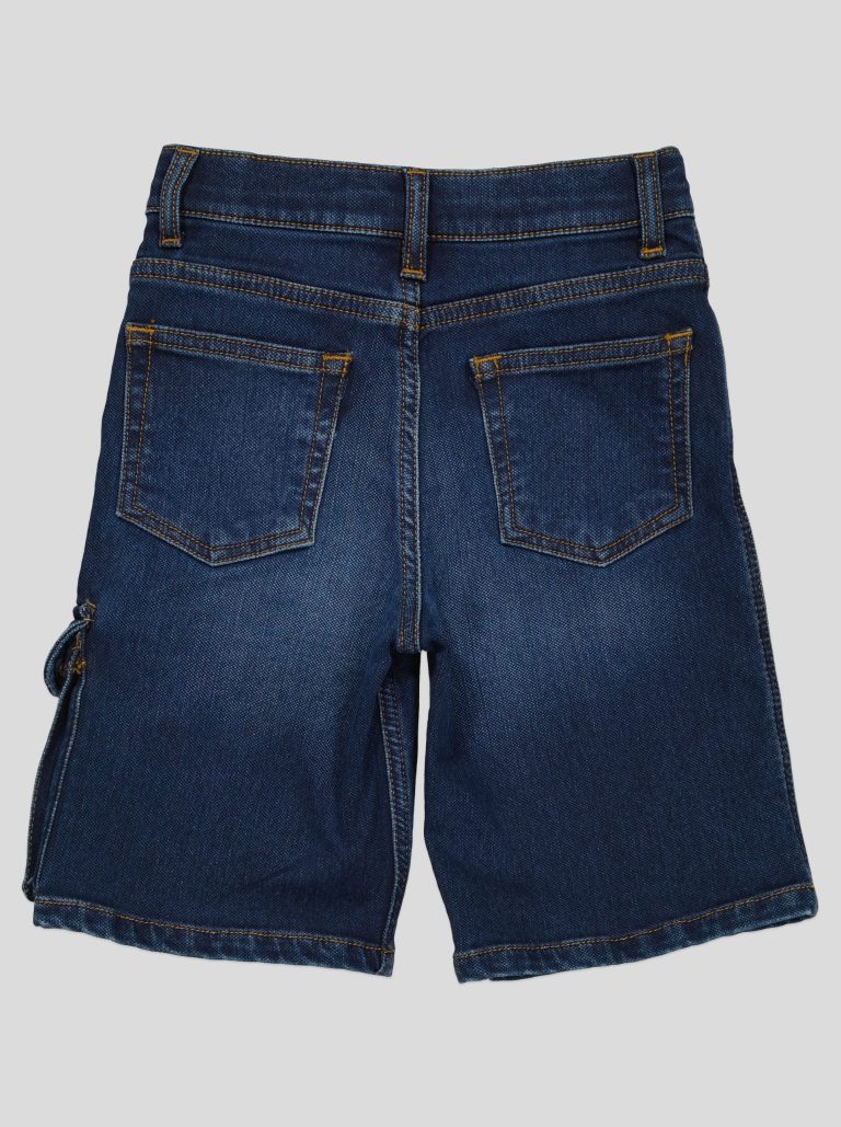 Short en jean cargo
