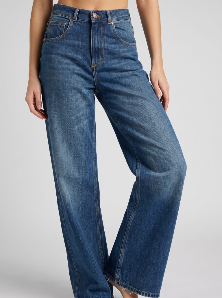 Jean wide-leg taille haute — WPG 1977 Denim Edition