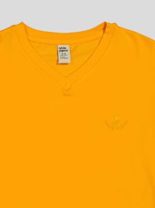 Ensemble Fillette T-shirt Col V & Short en Molleton