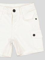 Short Fillette Cargo en Twill – Poches à Rabat – Image 3