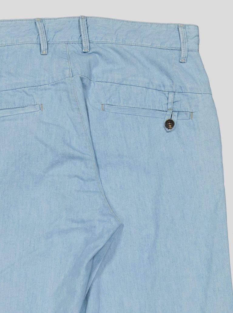 Pantalon Homme en Jean Léger - Coupe Droite White Pigeon