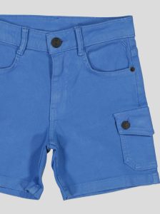 Short Fillette Cargo en Twill – Poches à Rabat