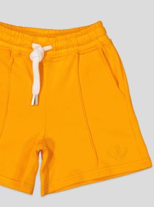 Ensemble Fillette T-shirt Col V & Short en Molleton