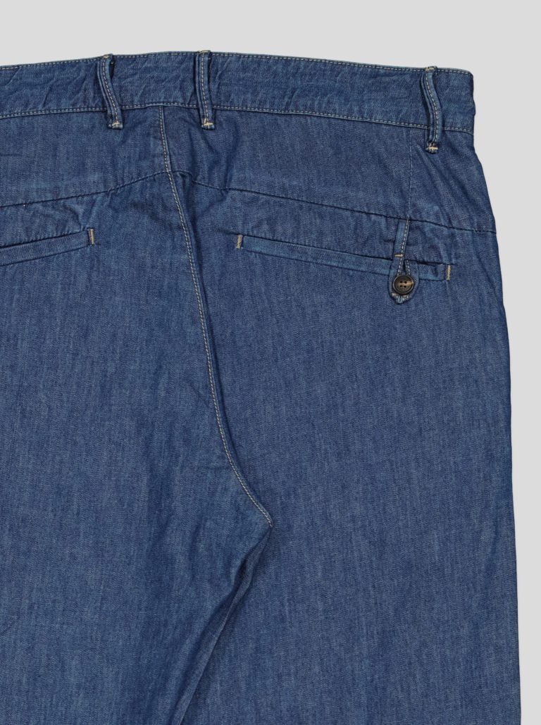Pantalon Homme en Jean Léger - Coupe Droite White Pigeon