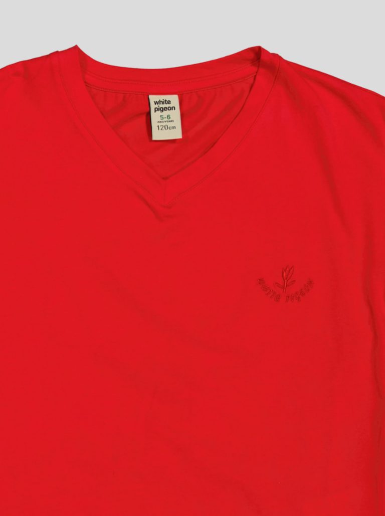Ensemble Fillette T-shirt Col V & Short en Molleton