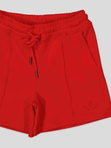 Ensemble Fillette T-shirt Col V & Short en Molleton