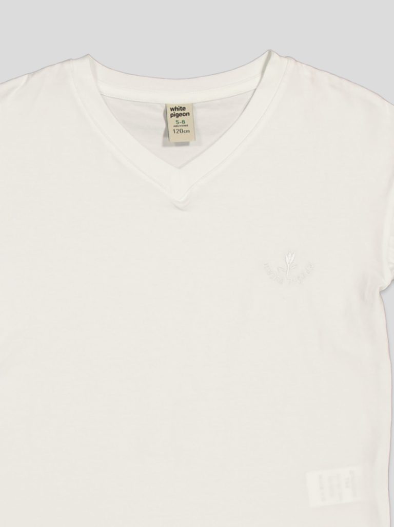 Ensemble Fillette T-shirt Col V & Short en Molleton
