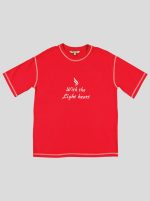 Ensemble Femme "With the Light Heart" – T-shirt Oversize + Short Molleton – Image 2