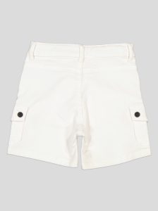 Short Fillette Cargo en Twill – Poches à Rabat