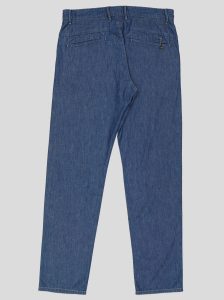 Pantalon Homme en Jean Léger - Coupe Droite White Pigeon