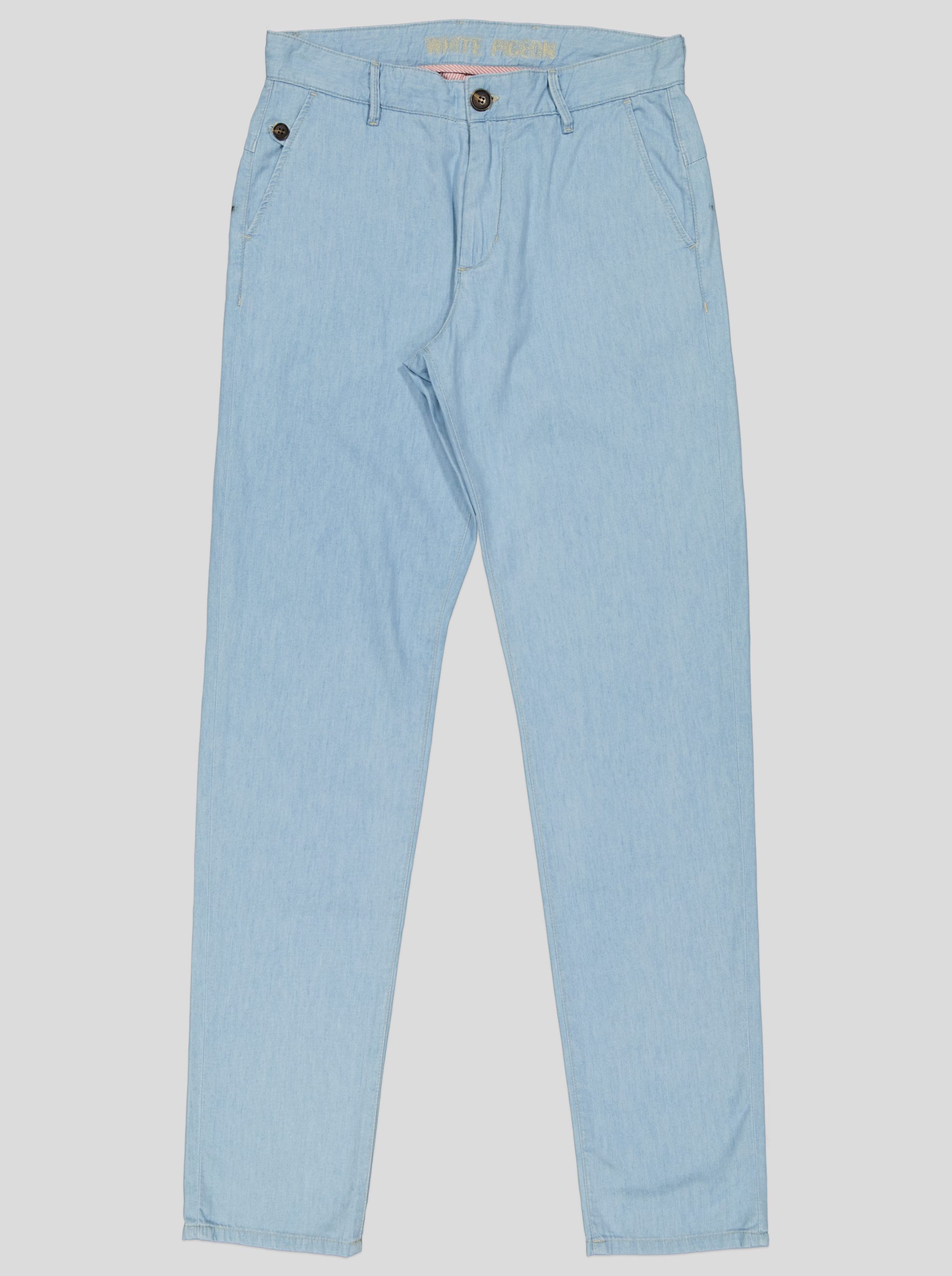 WPPCH011_WP+2_WP Pantalon Homme en Jean Léger - Coupe Droite White Pigeon – Image 2