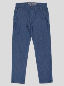 Pantalon Homme en Jean Léger - Coupe Droite White Pigeon
