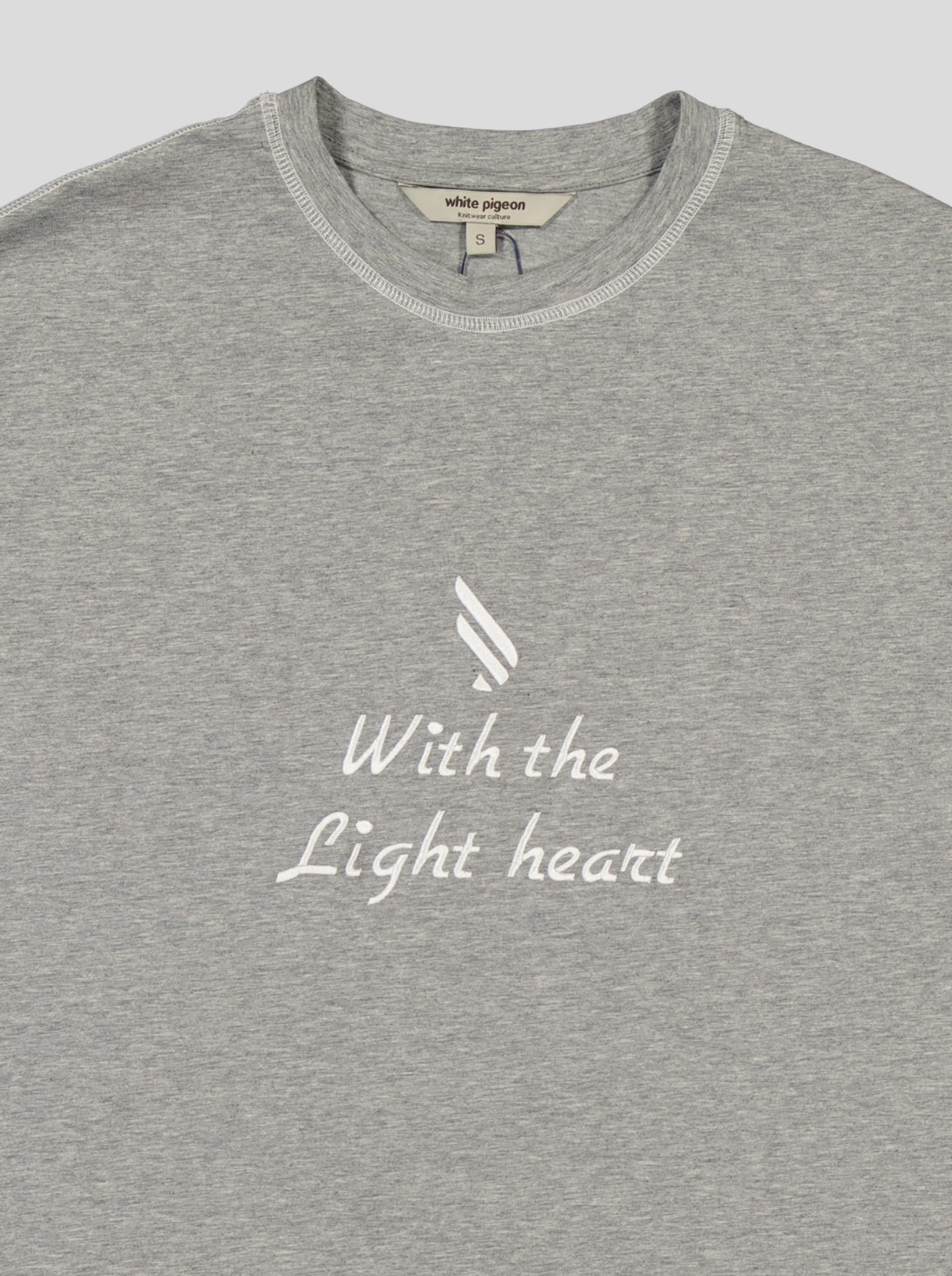 top Ensemble Femme "With the Light Heart" – T-shirt Oversize + Short Molleton – Image 10