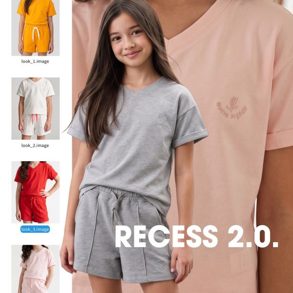 🕊️ White Pigeon vous présente RECESS 2.0 ✨
L'ensemble parfait pour votre petite fille : un t-shirt
